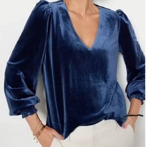 Evereve Carla Velour Top